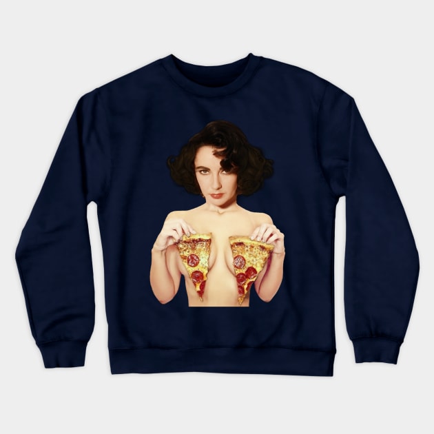 Elizabeth Taylor Crewneck Sweatshirt by Indecent Designs